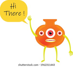 Red Say Hi ! for the World. 