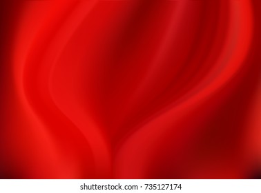 red, scarlet Royal silk background with soft folds and highlights