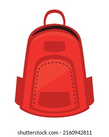 rote Schultasche - einzelne Symbol