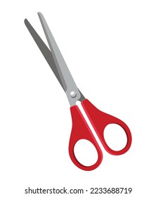 red scissors school supply icon