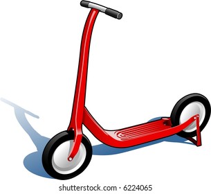 Red Scooter