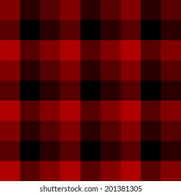 Red Scottish Seamless Tartan Plaid