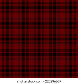 Red Scottish Seamless Tartan Plaid