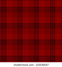 Red Scottish Seamless Tartan Plaid