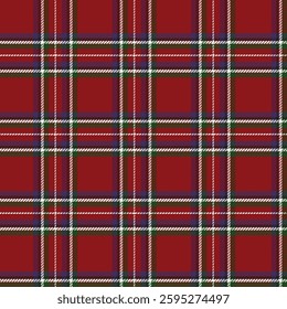 red scottish tartan plaid checkered stripe flannel fabric print pattern background