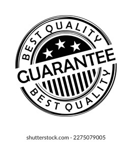 The red seal of guarantee is a symbol that says guarantee, stamp vector