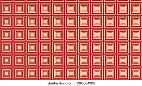 Red Seamless Concentric Squares Background Pattern Image
