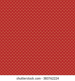 red seamless up and down tinted hearts pattern vector illustration