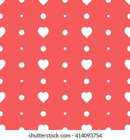 red seamless heart pattern