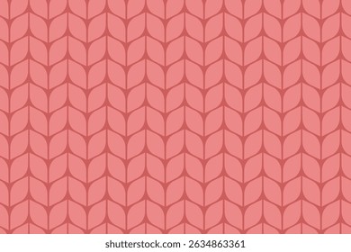Red seamless knitting pattern with soft wool texture. Perfect for cozy winter designs, textile backgrounds, or handmade-themed digital projects.

