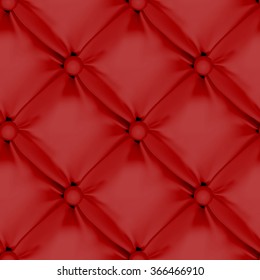Red Seamless  Leather Upholstery Pattern