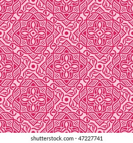 Red seamless ornament
