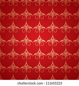 red seamless pattern