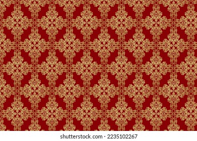 Red seamless pattern background. Suitable for textile, paper and stationery products such as invitations, notebooks and party supplies. It would be great for gifts and homeware products