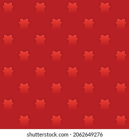Rotes Nahtloses Muster mit Weihnachtsgeschenken