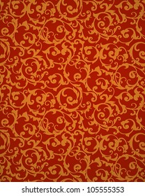 Red Seamless Pattern, Vector