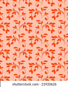 Red seamless pattern. Vector illustration