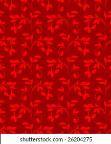 Red seamless pattern. Vector illustration