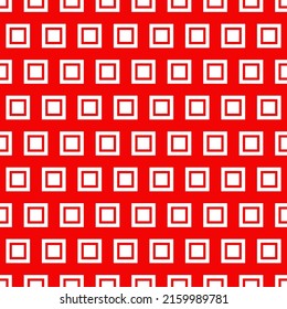 Red  seamless pattern with white squares.