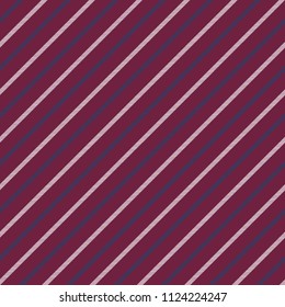 Red seamless stripes pattern diagonal texture. Vector illustration.