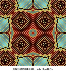 Fondo abstracto de textura sin fisuras rojo combinado con otros colores hermosos