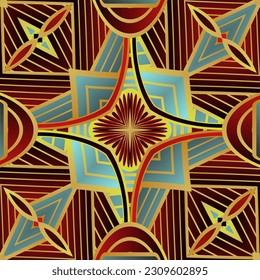 Red seamless textured abstract background combined with other beautiful colors