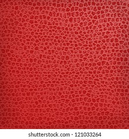 Red seamless vector black leather texture background.