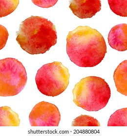 red seamless water color background .vector illustration