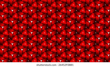 Red seamless woven pattern on white background