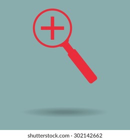 Red Search Icon 
