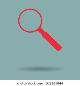 Red Search Icon 