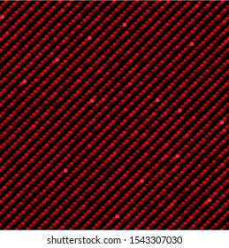 Red sequins, glitters, sparkles, paillettes, mosaic background template. Abstract luxury halftone vector creative backdrop. Red rounds with gradient trendy. Vibrant shiny dots glitter texture.