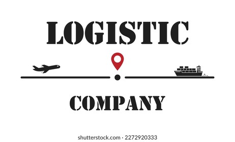 red, service, industrial, transportation, container, vector, black, logistics, transport, export, global, cargo, ship, import, supply, delivery, trade, distribution, network, clearance, food, illustra