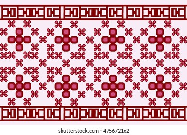 Red Sewing in White Textile - Powered by Shutterstock - Get 15% off with code: PIKWIZARD15