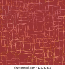 Red shabby bright seamless pattern