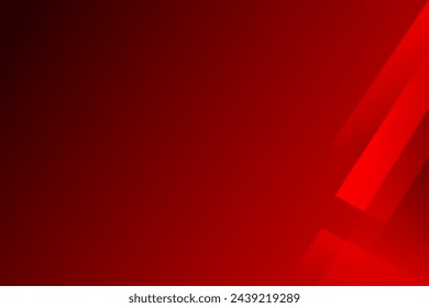 Red shape layer overlap modern background with space for text and message. template design	