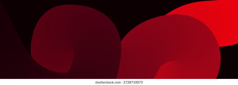 rote Formen auf dunklem Hintergrund