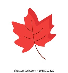 Red sheet on a white background for use in web design or as a print