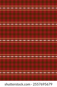 Red shepherd check pattern, tartan check pattern seamless background illustration vector data