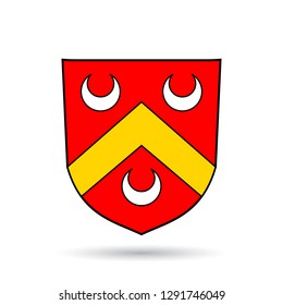 red shield, altomanovic coat of arms, serbian noble family 