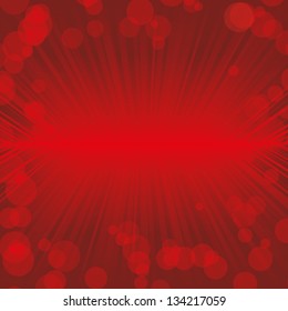 red shine background with lights