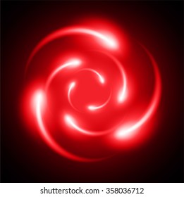 red Shining atom scheme. Vector illustration. dark background. digital. infographics. Abstract Technology background for computer graphic website internet and business. circuit.
