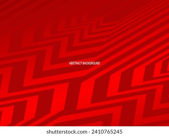 rojo con un brillante patrón geométrico moderno. Fondo del suelo de acero rojo.