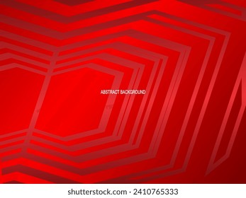 rot mit glänzendem, modernem geometrischem Muster. roter Stahlhintergrund.