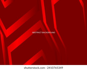 rojo con un brillante patrón geométrico moderno. Fondo del suelo de acero rojo.