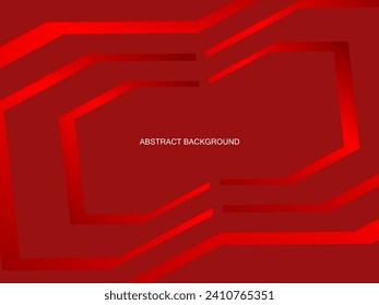 rojo con un brillante patrón geométrico moderno. Fondo del suelo de acero rojo.