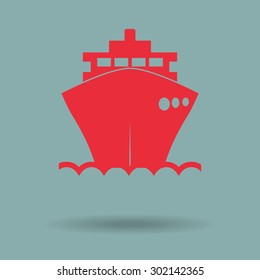 Red ship icons