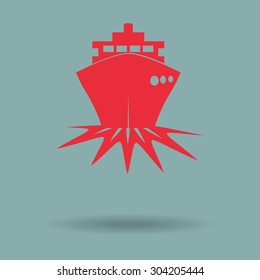 Red ship icons