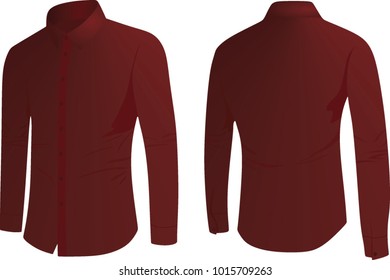 Red shirt. vector illustration