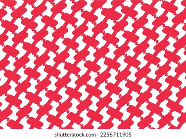 red shmagh Saudi Arabia head scarf pattern.eps
